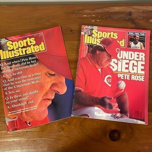 Vintage Sports Illustrated Pete Rose Issues